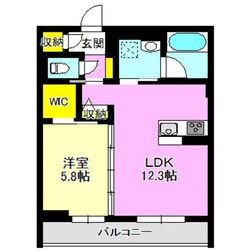 シャーメゾン表町の物件間取画像